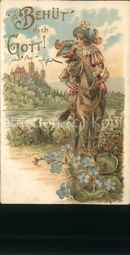 Trombettista scheffel cavallo - trombettista,