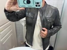 Giacca pelle BELSTAFF GANGSTER versione campione unica non rara M 48 ITA