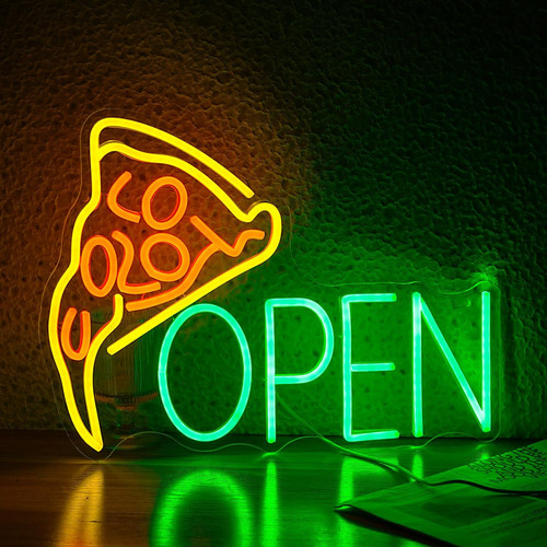 Insegna neon pizza luce - neon,