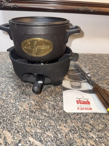 Set fonduta vintage staub - fonduta,
