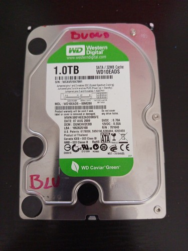 Wd10eads hard disk 1tb - disk, 3.5''