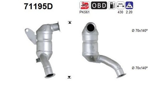 Cv catalizzatore per - kw,