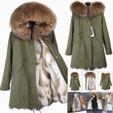 Parka donna pelliccia di