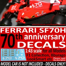 DECALCOMANIE FERRARI SF70H