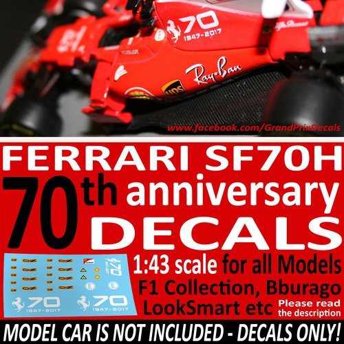 Decalcomanie ferrari sf70h - ferrari,