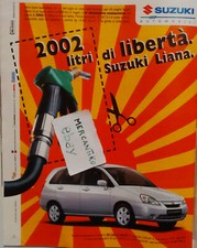 SUZUKI LIANA 2002 VINTAGE PUBBLICITÀ ADVERTISING WERBUNG ITALIAN CLIPPING