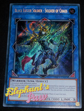 Yugioh - Black Luster Soldier Soldier of Chaos RARA SEGRETA - BLC1-EN002
