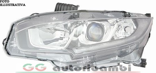 Faro per honda - civic, 17>