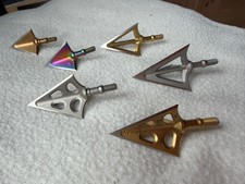 6x X-BOW FMA Edge I II Gold Spectra argento punta da caccia frecce o bulloni