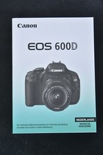 Original user manual for Canon eos 600d  in Dutch