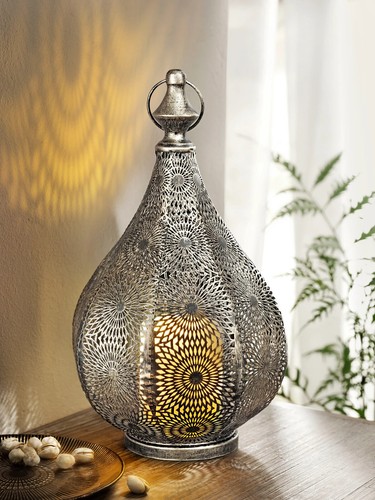 Lanterna azrou con candela - lanterna, "azrou"