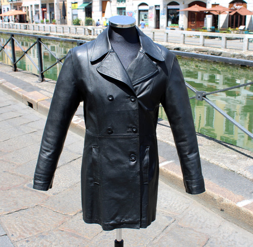 Trench pelle corto - , nero