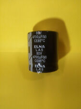 4700uf 80v CONDENSATORE ELETTROLITICO ELNA D.30xH.35 LA5 snap-in  JAPAN