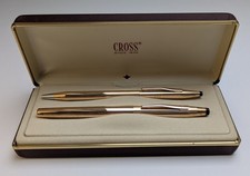 Boxed Cross 14K Rolled Gold