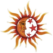 Decorazione Arte Parete Sole