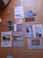 CARTONS D'INVITATION POUR EXPOSITIONS JEAN PROUVE  + ARTICLES