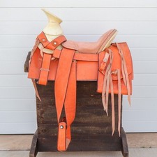 15” Orange Charro Saddle
