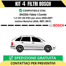 KIT BOSCH 4 Filtri tagliando