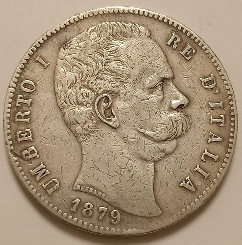 Lire 1879 roma umberto i - -,
