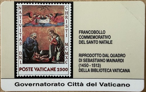Scheda telefonica vaticano - vaticano, n^