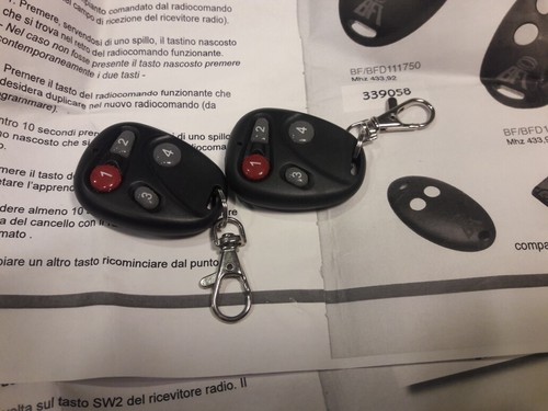 Telecomando bft - telecomando, bft-telecomando