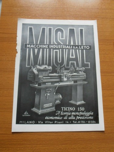 1941 misal ticino 150 - 1941, tornio