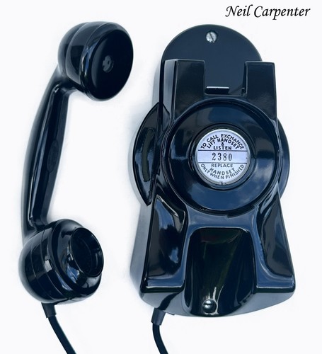 Black bakelite gec wall - black,