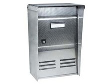 CASSETTA POSTALE PORTARIVISTE INOX SERIE DUBLO PER ESTERNI  cm.26x12x37,5h.  ...