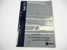 Saab 9-3 1998 ORVR OBD II manuale riparazione manuale officina