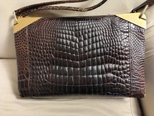borsa coccodrillo vintage