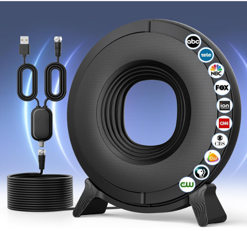 Antena interior 360 para - antena, tv
