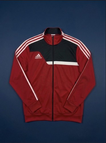 Felpa adidas rossa nera - rossa,
