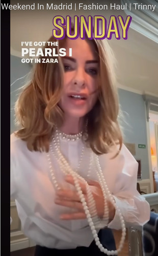 Collana perle finte zara - di,
