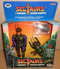 SECTAURS I TERRIBILI UOMINI-INSETTO COMMANDER WASPAX E WINGID COLECO/GIG 1984