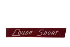 SIGLA MASCHERINA GRIGLIA ANTERIORE PER FIAT 850 SPORT COUPE ABARTH