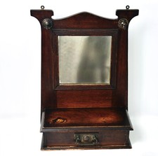 Specchio antico da parete con