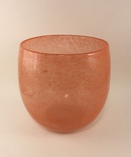 Large Ekenas Glass Vase Signed John Orwar Lake # 1494