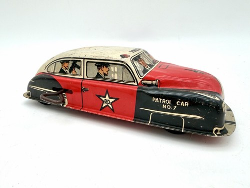 Vintage tin litho - tin, police