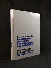 Fiere d'arte restrizioni di ammissione e diritto antitrust: scritto di tesi (Sch