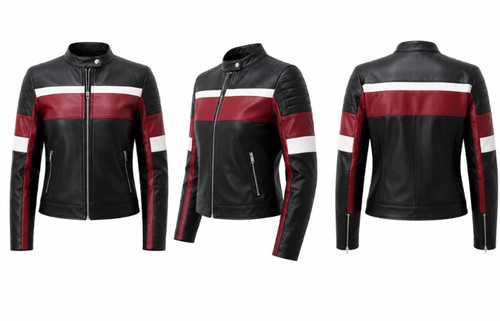 Giacca biker uomo - , nera
