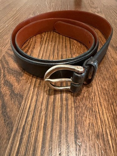 Cintura coach pelle nera - in,