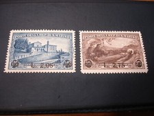 San Marino 1936 San Francesco 2 v. Soprastampati - Freschi  Gomma perfetta** SPL