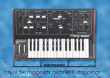 MOOG Liberation keytar Rogue Source Multimoog Opus SYNTH magnete rerigeratore