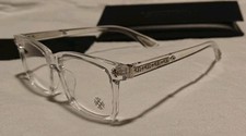 PREVENDITA per occhiali cuori cromati quadrati trasparenti e argento alta qualità VENDITORE USA 