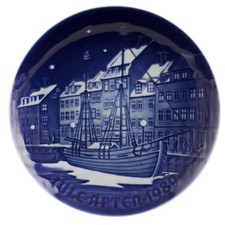 ROYAL COPENHAGEN BING&GRONDAHL PIATTO DI NATALE 1989 ORIGINALE PORCELLANA PRIMA 