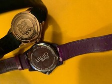 OROLOGIO PACIOTTI ORO NERO GOMMA UOMO LIU JO DONNA VIOLA PELLE 2 OROLOGI