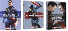 Dvd Captain America Trilogia (3 Film Dvd) Marvel 10° Anniversario ...NEW
