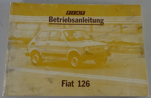 Manuale fiat 126 - manuale, aggiornamento