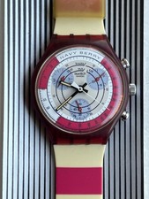 Swatch Chrono Navy Berry -