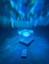 Ocean Galaxy Ceiling Projector Colored Waves Remote Control Timer 18 Colors Lamp